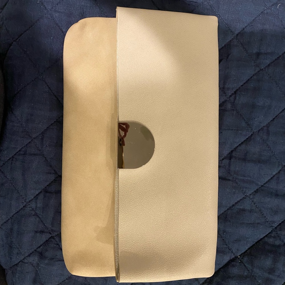 Gray Clutch Bag